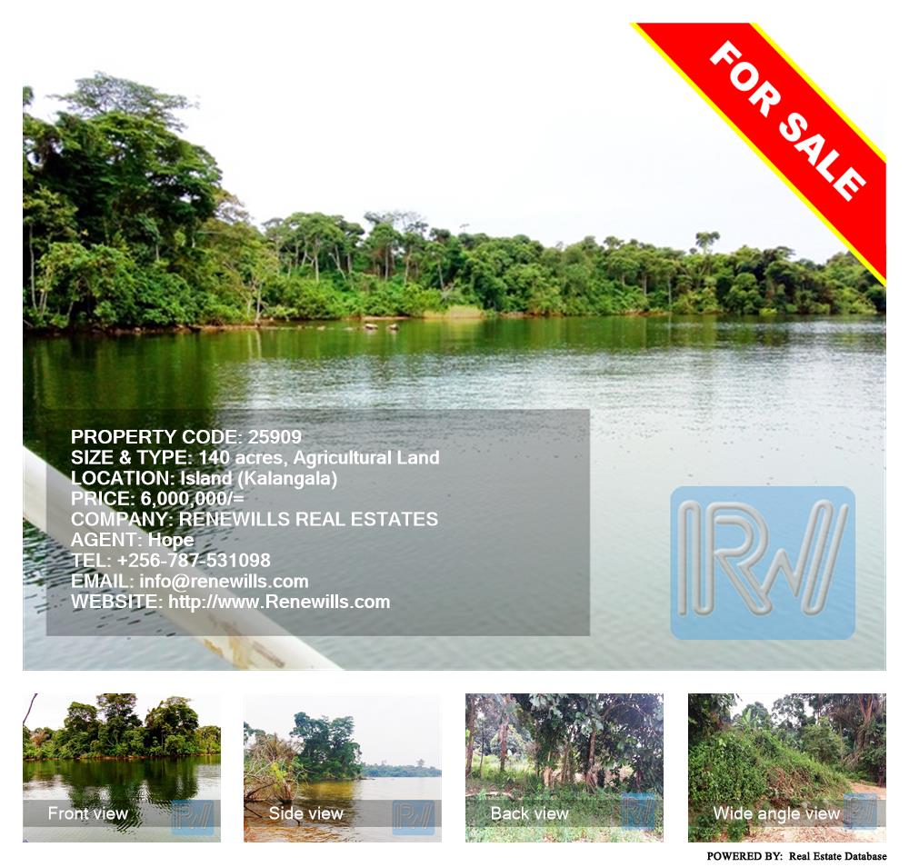 Agricultural Land  for sale in Island Kalangala Uganda, code: 25909