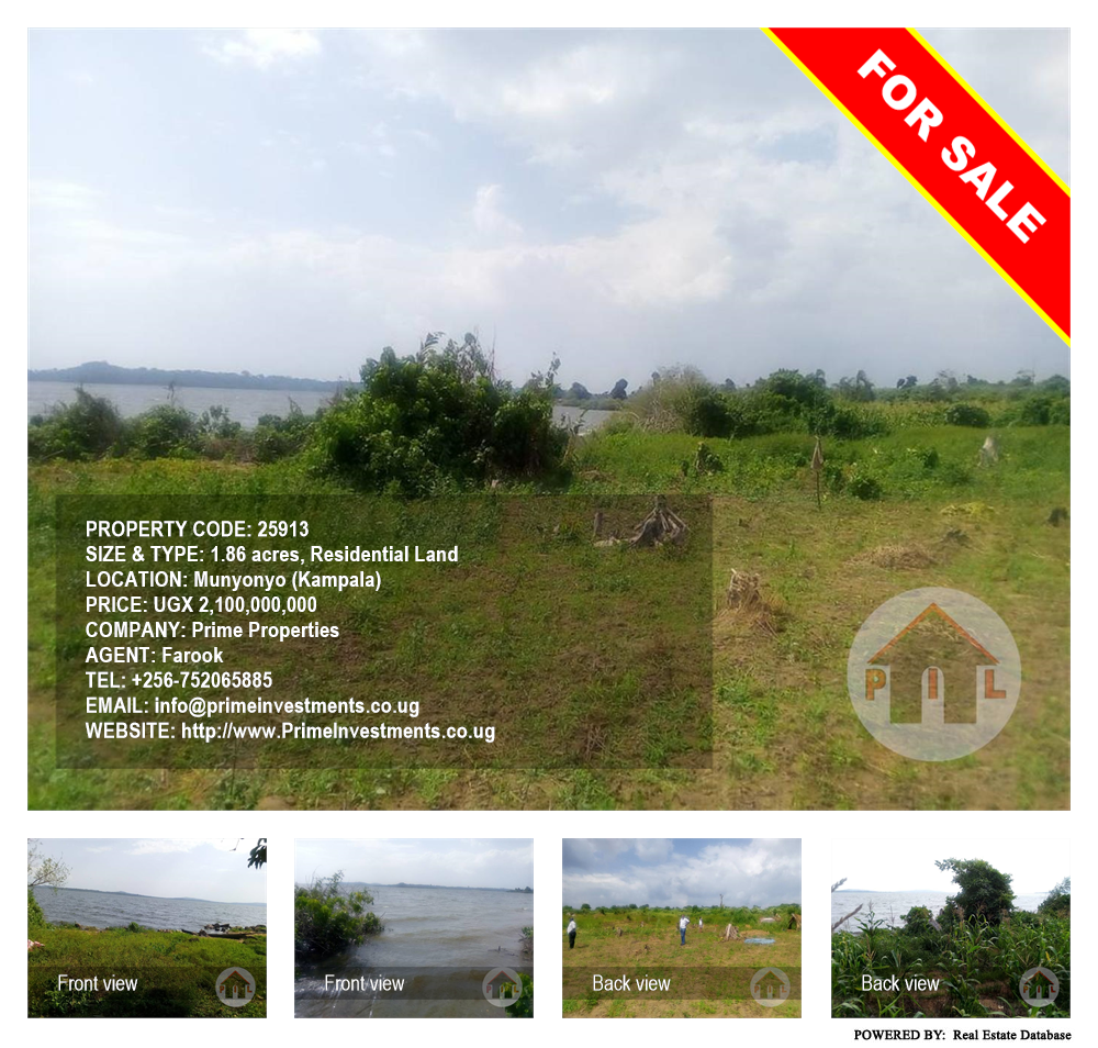 Residential Land  for sale in Munyonyo Kampala Uganda, code: 25913