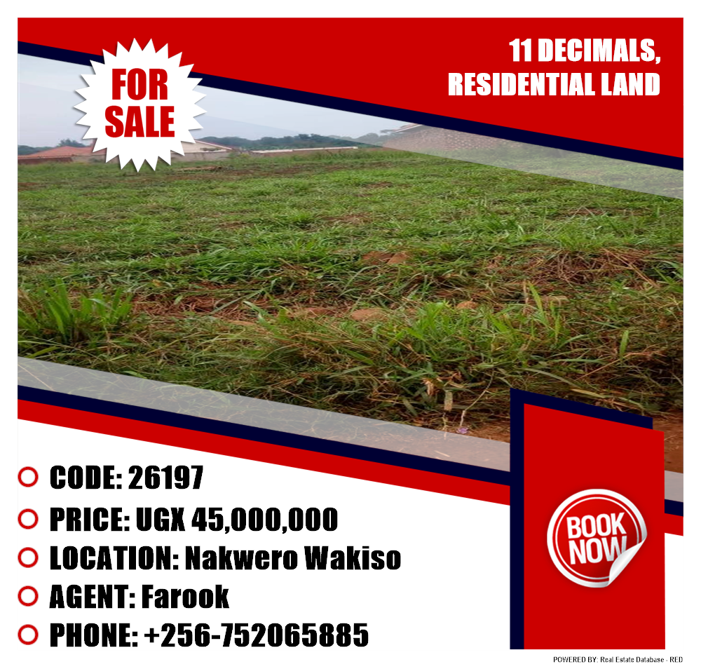 Residential Land  for sale in Nakweelo Wakiso Uganda, code: 26197