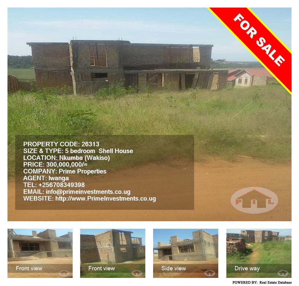 5 bedroom Shell House  for sale in Nkumba Wakiso Uganda, code: 26313
