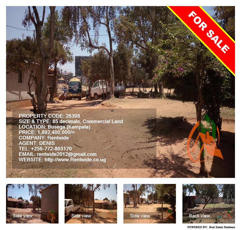 Commercial Land  for sale in Busega Kampala Uganda, code: 26398
