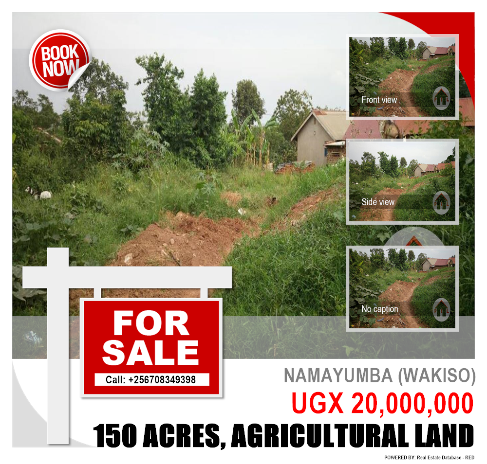 Agricultural Land  for sale in Namayumba Wakiso Uganda, code: 26499