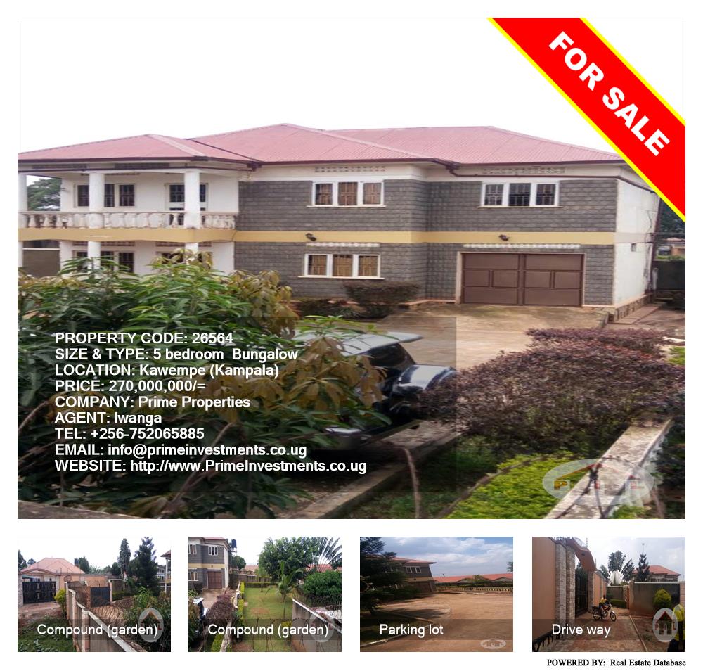 5 bedroom Bungalow  for sale in Kawempe Kampala Uganda, code: 26564