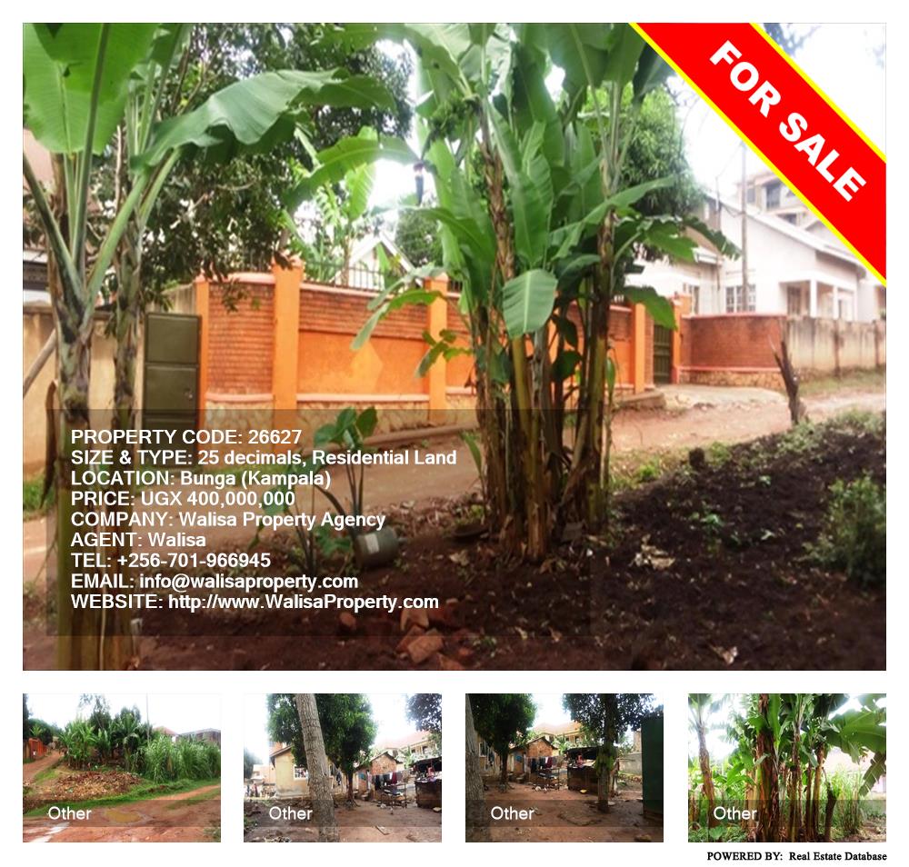 Residential Land  for sale in Bbunga Kampala Uganda, code: 26627