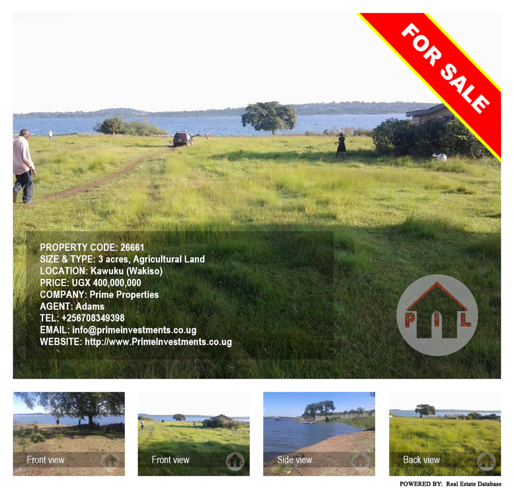 Agricultural Land  for sale in Kawuku Wakiso Uganda, code: 26661