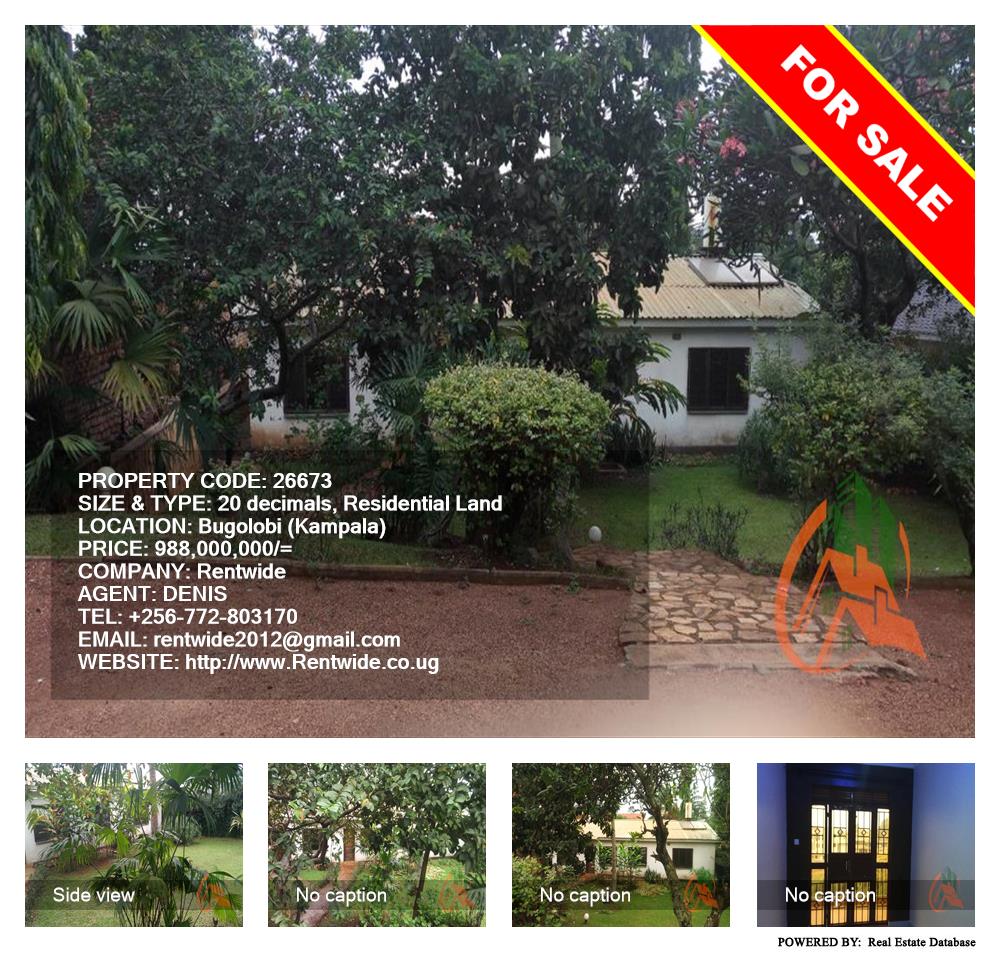 Residential Land  for sale in Bugoloobi Kampala Uganda, code: 26673