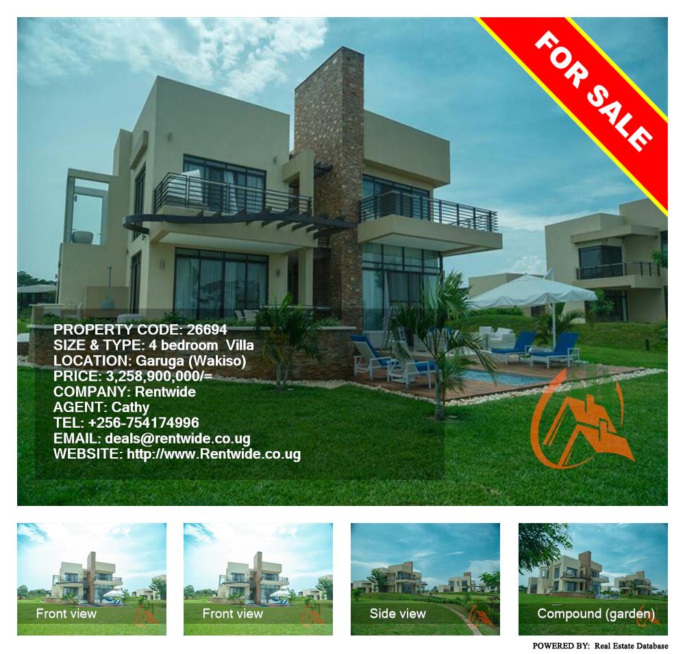 4 bedroom Villa  for sale in Garuga Wakiso Uganda, code: 26694