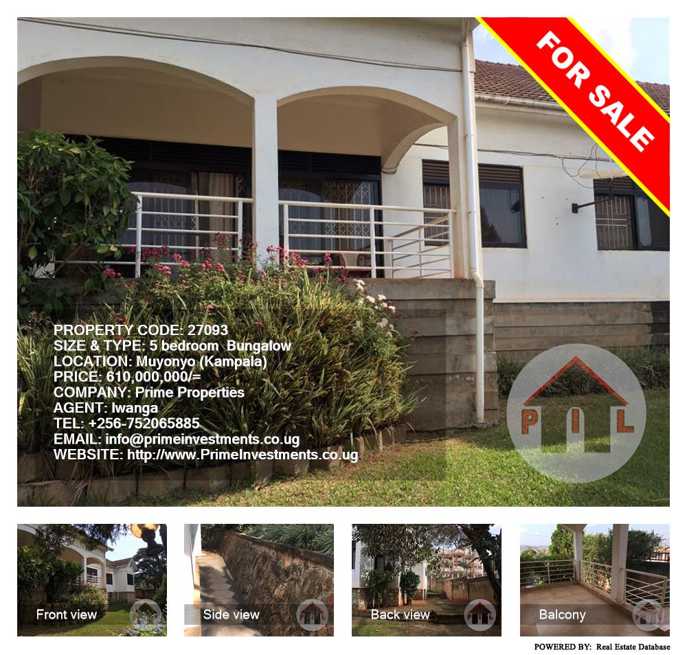 5 bedroom Bungalow  for sale in Munyonyo Kampala Uganda, code: 27093