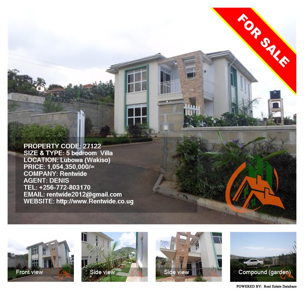 5 bedroom Villa  for sale in Lubowa Wakiso Uganda, code: 27122