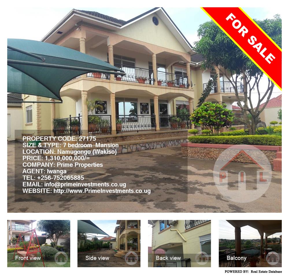 7 bedroom Mansion  for sale in Namugongo Wakiso Uganda, code: 27175