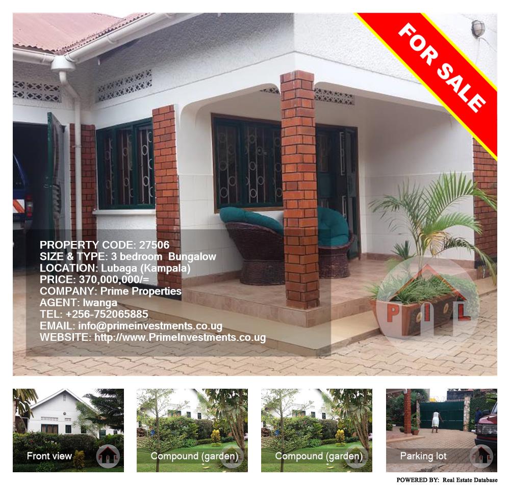 3 bedroom Bungalow  for sale in Lubaga Kampala Uganda, code: 27506