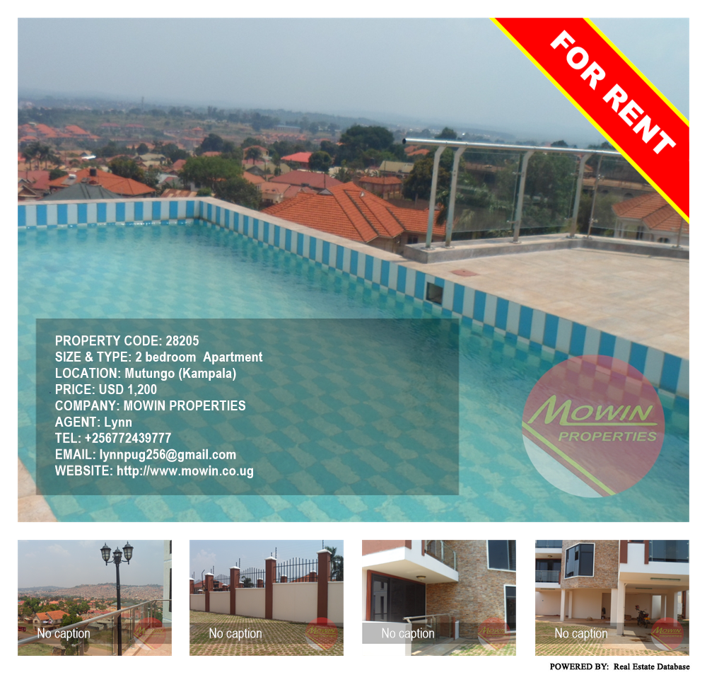 2 bedroom Apartment  for rent in Mutungo Kampala Uganda, code: 28205