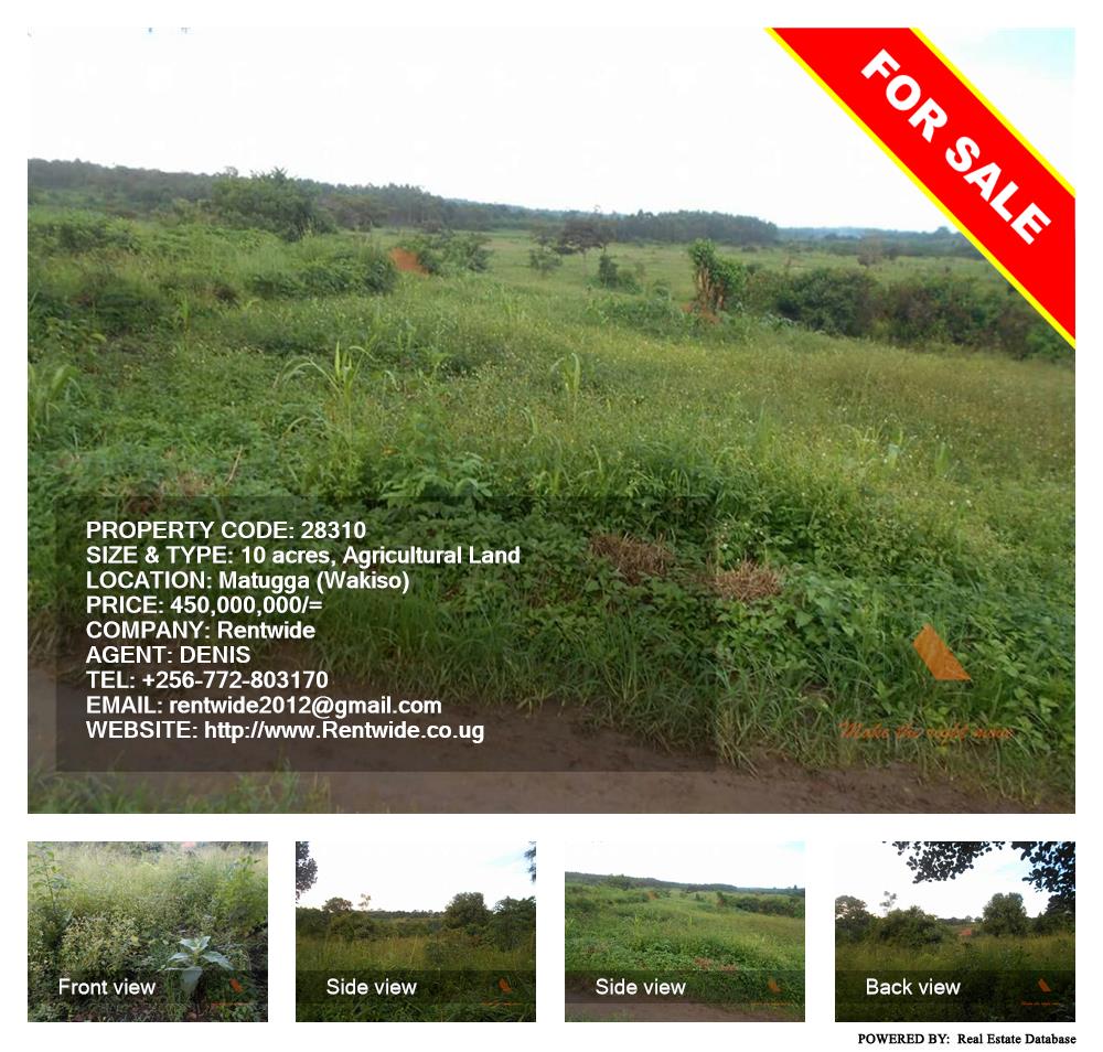 Agricultural Land  for sale in Matugga Wakiso Uganda, code: 28310