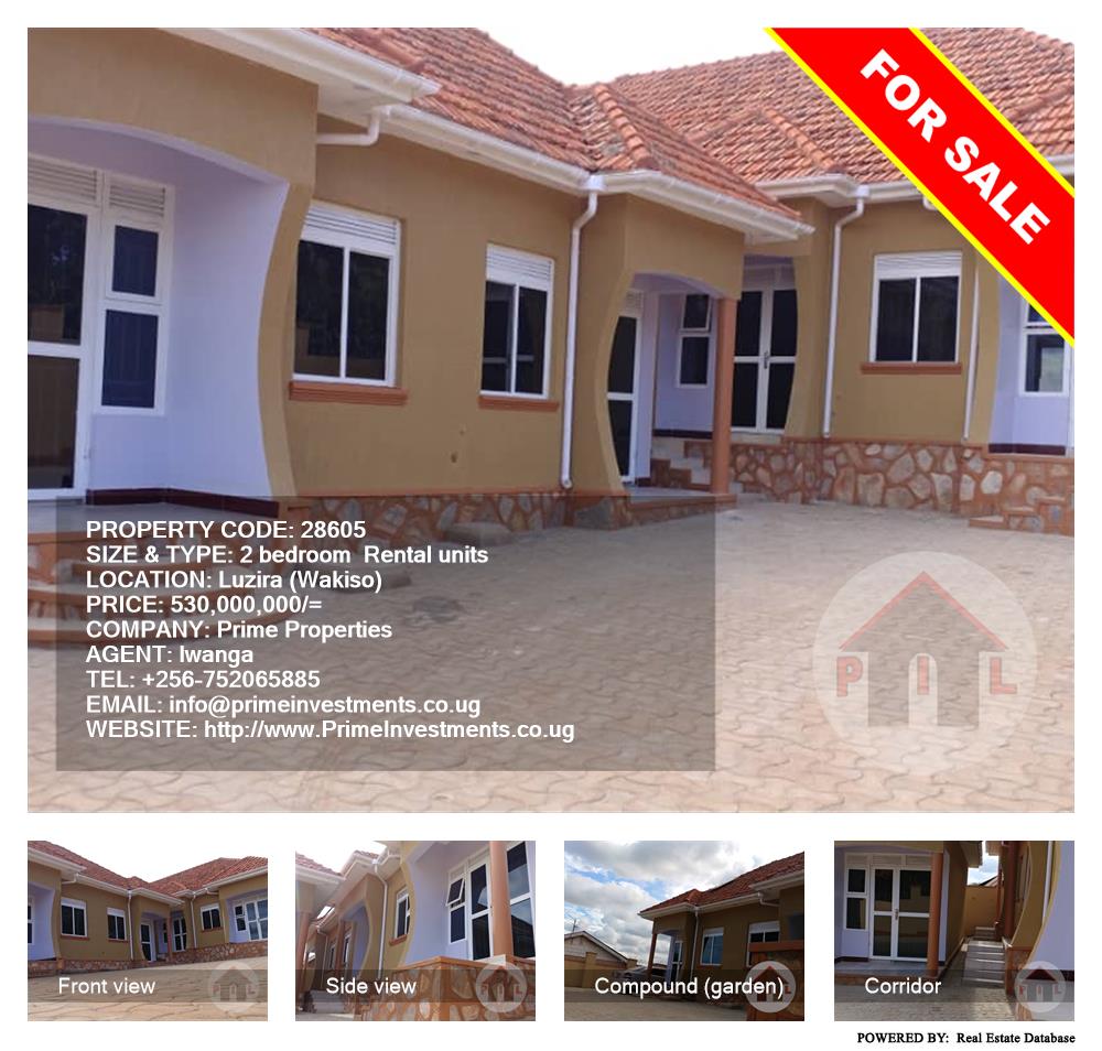 2 bedroom Rental units  for sale in Luzira Wakiso Uganda, code: 28605
