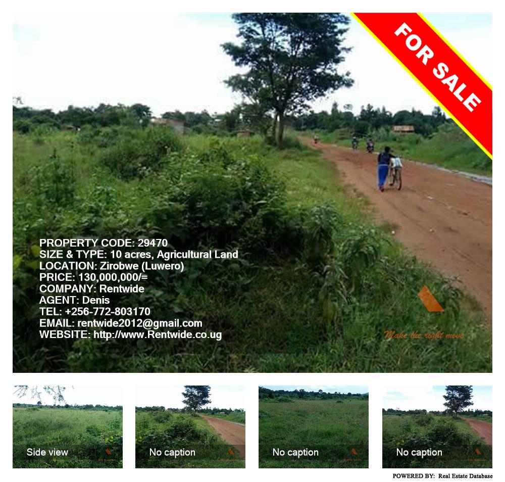Agricultural Land  for sale in Ziloobwe Luweero Uganda, code: 29470