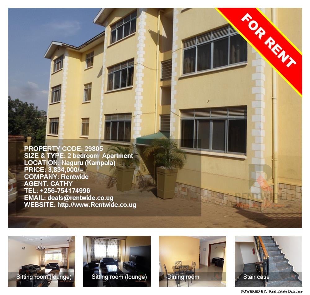 2 bedroom Apartment  for rent in Naguru Kampala Uganda, code: 29805