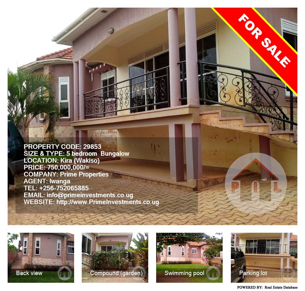 5 bedroom Bungalow  for sale in Kira Wakiso Uganda, code: 29853