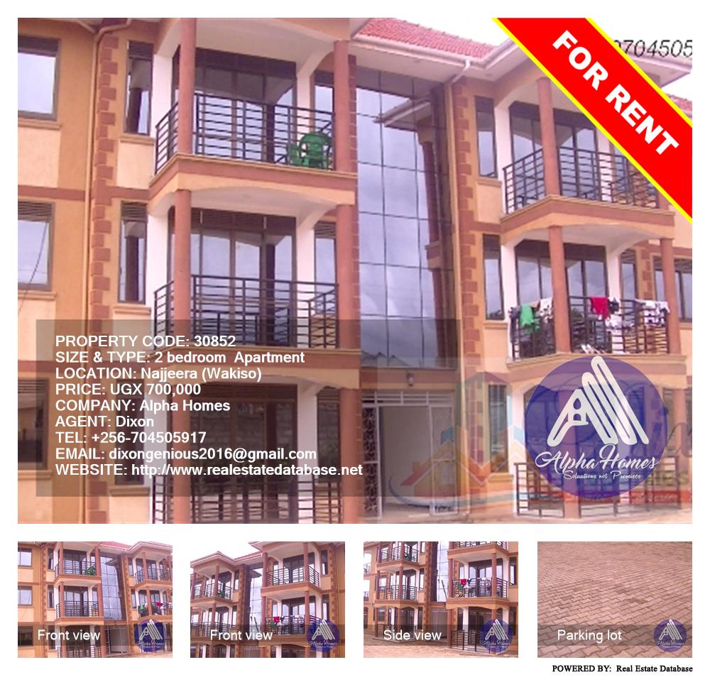 2 bedroom Apartment  for rent in Najjera Wakiso Uganda, code: 30852