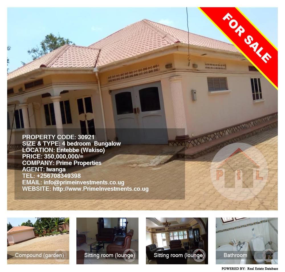 4 bedroom Bungalow  for sale in Entebbe Wakiso Uganda, code: 30921