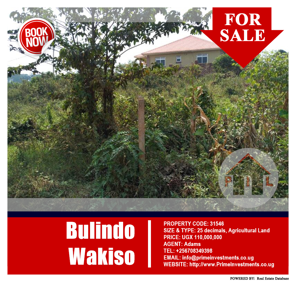 Agricultural Land  for sale in Bulindo Wakiso Uganda, code: 31546
