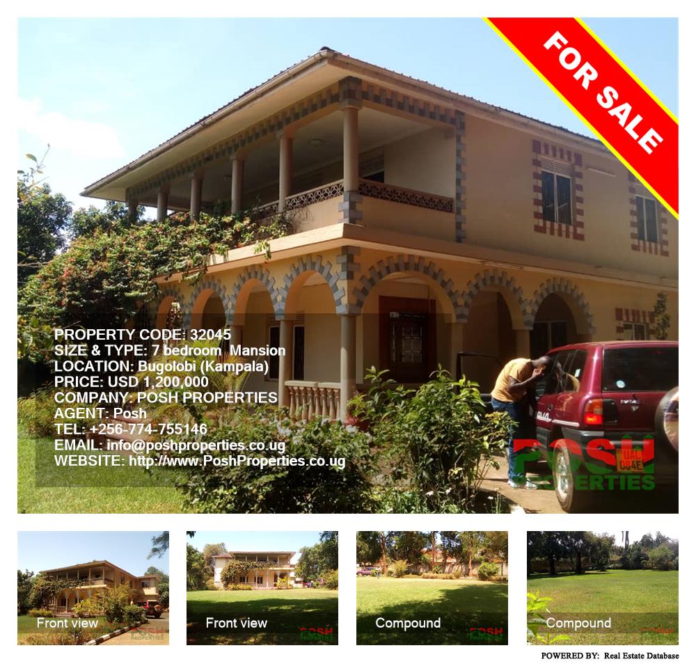 7 bedroom Mansion  for sale in Bugoloobi Kampala Uganda, code: 32045
