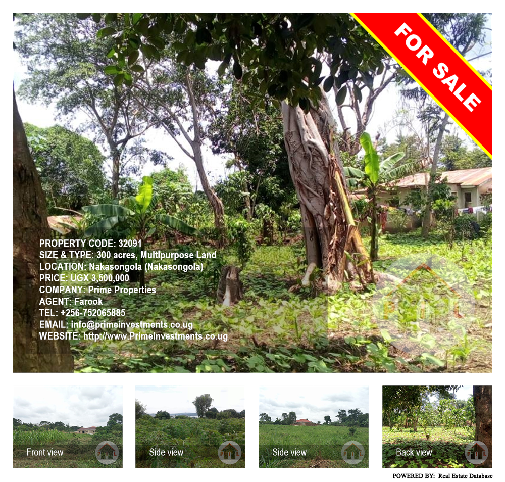 Multipurpose Land  for sale in Nakasongola Nakasongola Uganda, code: 32091