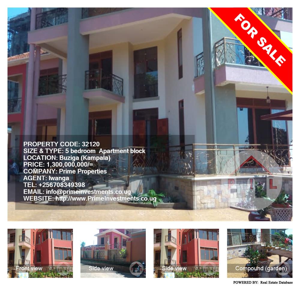 5 bedroom Apartment block  for sale in Buziga Kampala Uganda, code: 32120