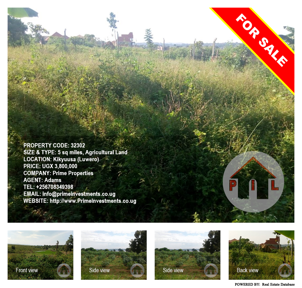 Agricultural Land  for sale in Kikyuusa Luweero Uganda, code: 32302