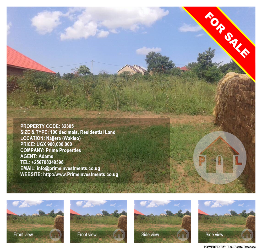 Residential Land  for sale in Najjera Wakiso Uganda, code: 32305