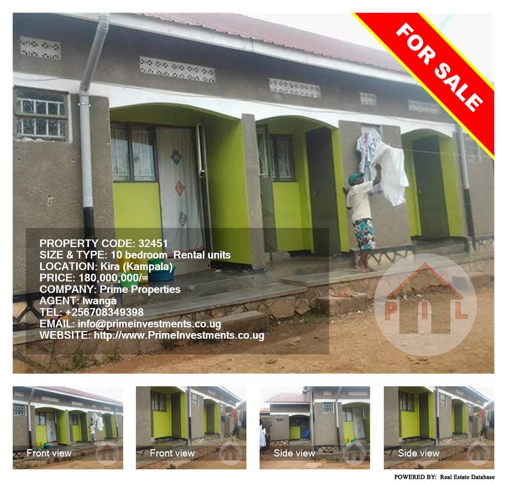 10 bedroom Rental units  for sale in Kira Kampala Uganda, code: 32451