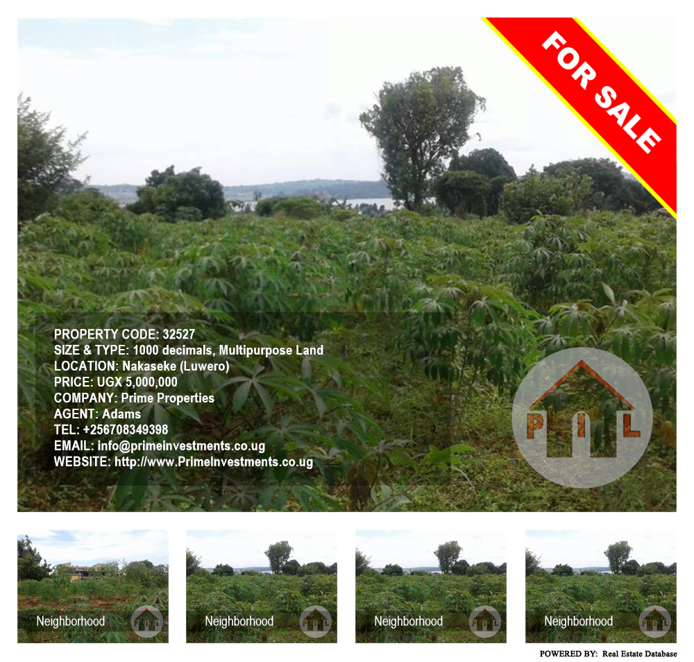 Multipurpose Land  for sale in Nakaseke Luweero Uganda, code: 32527