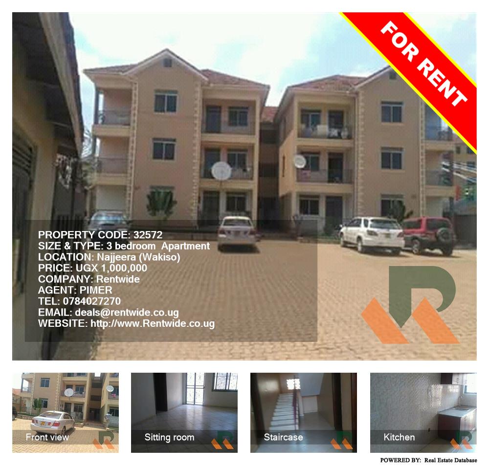 3 bedroom Apartment  for rent in Najjera Wakiso Uganda, code: 32572