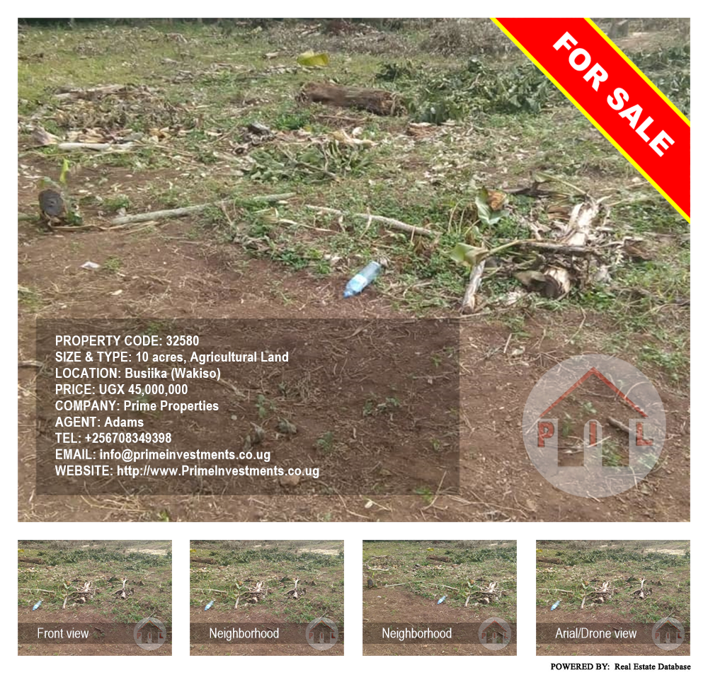 Agricultural Land  for sale in Busiika Wakiso Uganda, code: 32580