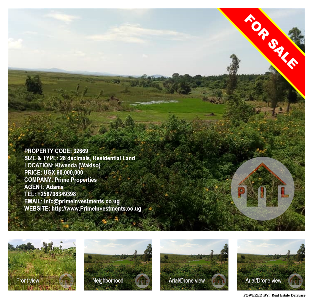Residential Land  for sale in Kiwenda Wakiso Uganda, code: 32669