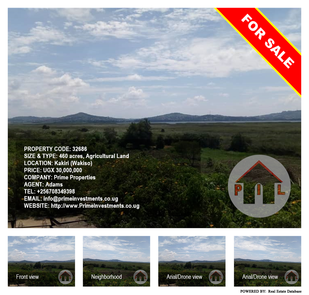 Agricultural Land  for sale in Kakiri Wakiso Uganda, code: 32686