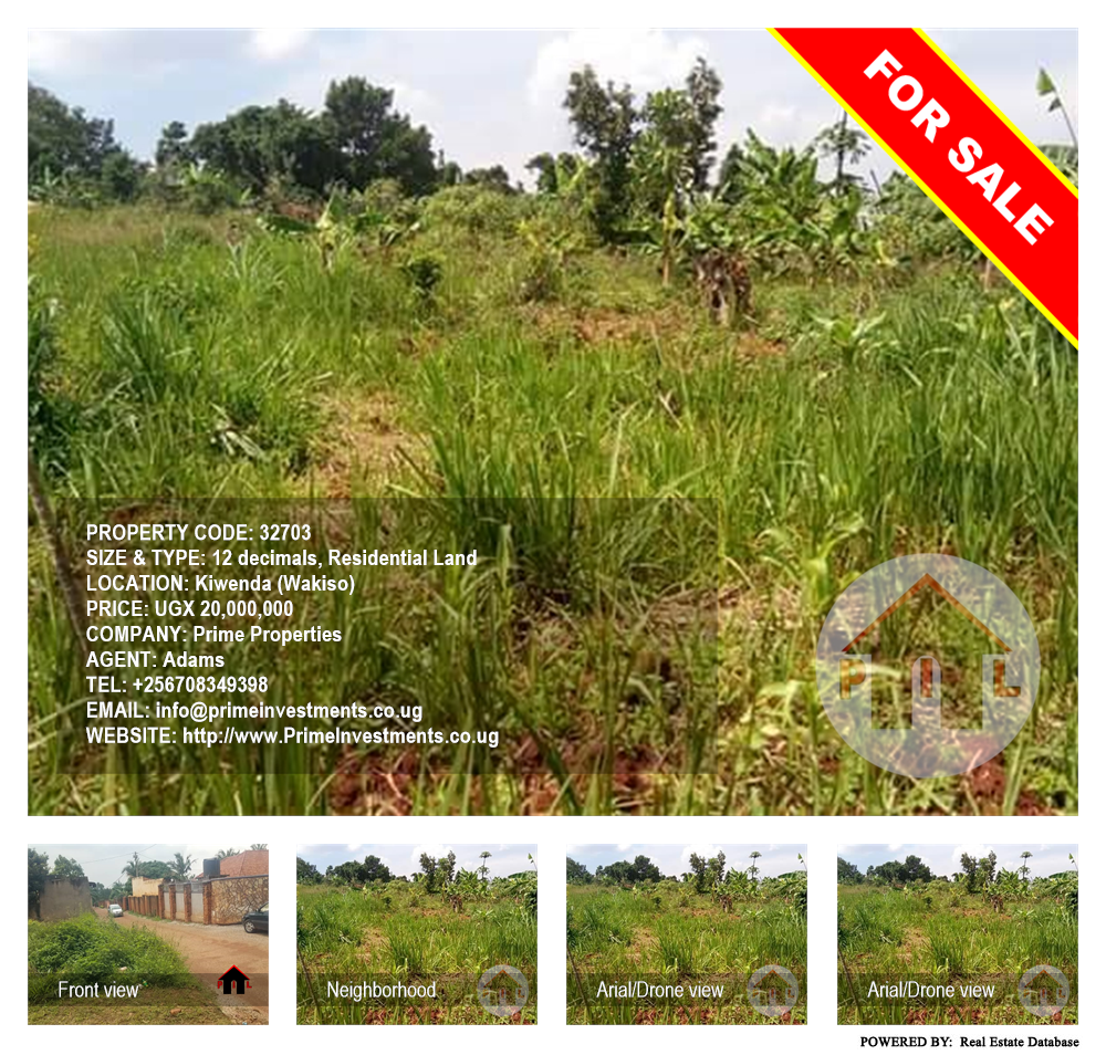 Residential Land  for sale in Kiwenda Wakiso Uganda, code: 32703