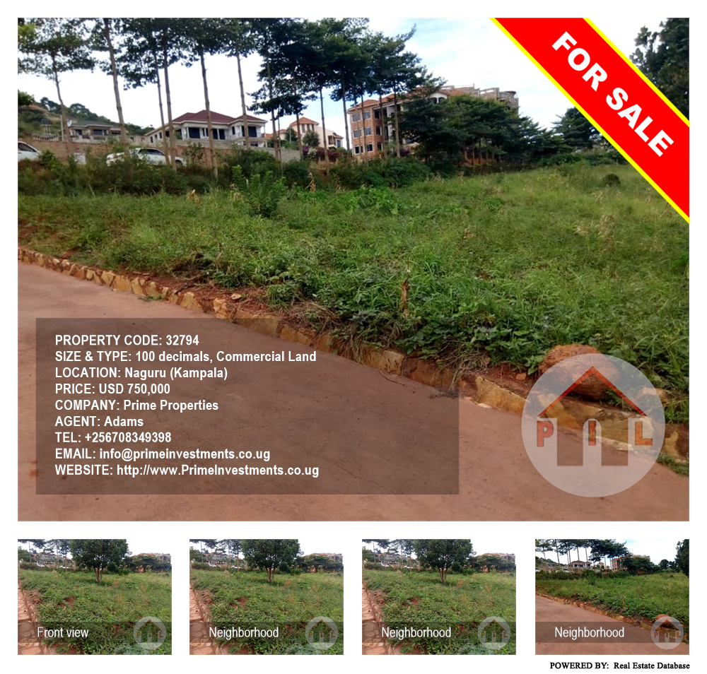 Commercial Land  for sale in Naguru Kampala Uganda, code: 32794