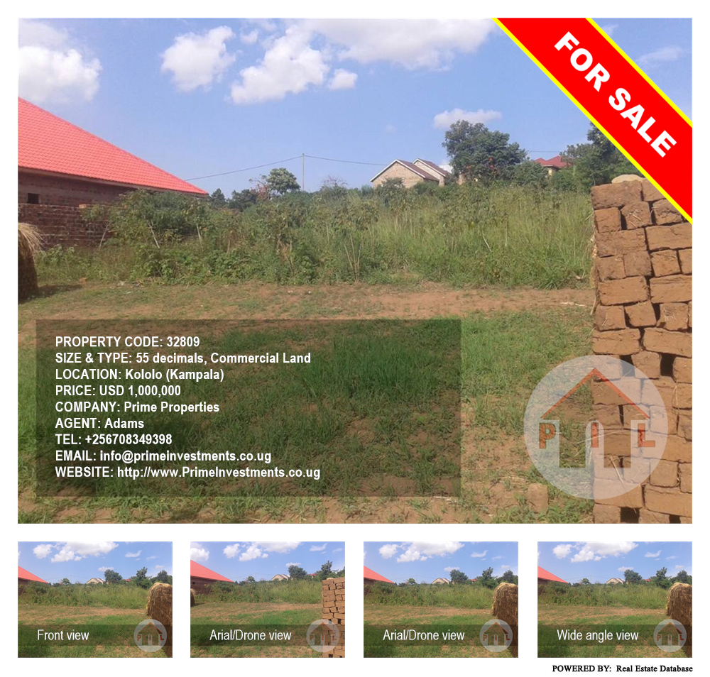 Commercial Land  for sale in Kololo Kampala Uganda, code: 32809