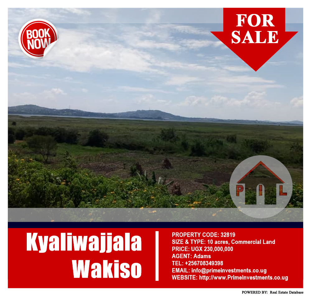 Commercial Land  for sale in Kyaliwajjala Wakiso Uganda, code: 32819