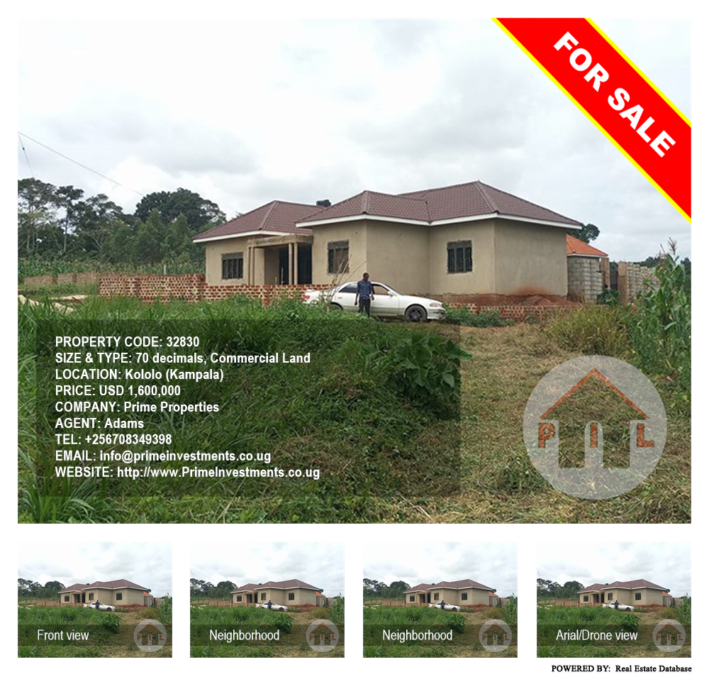 Commercial Land  for sale in Kololo Kampala Uganda, code: 32830