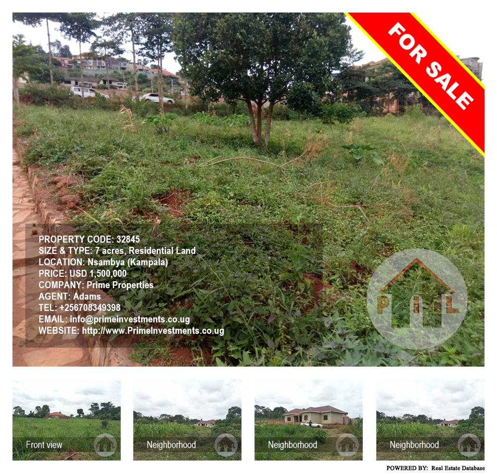 Residential Land  for sale in Nsambya Kampala Uganda, code: 32845