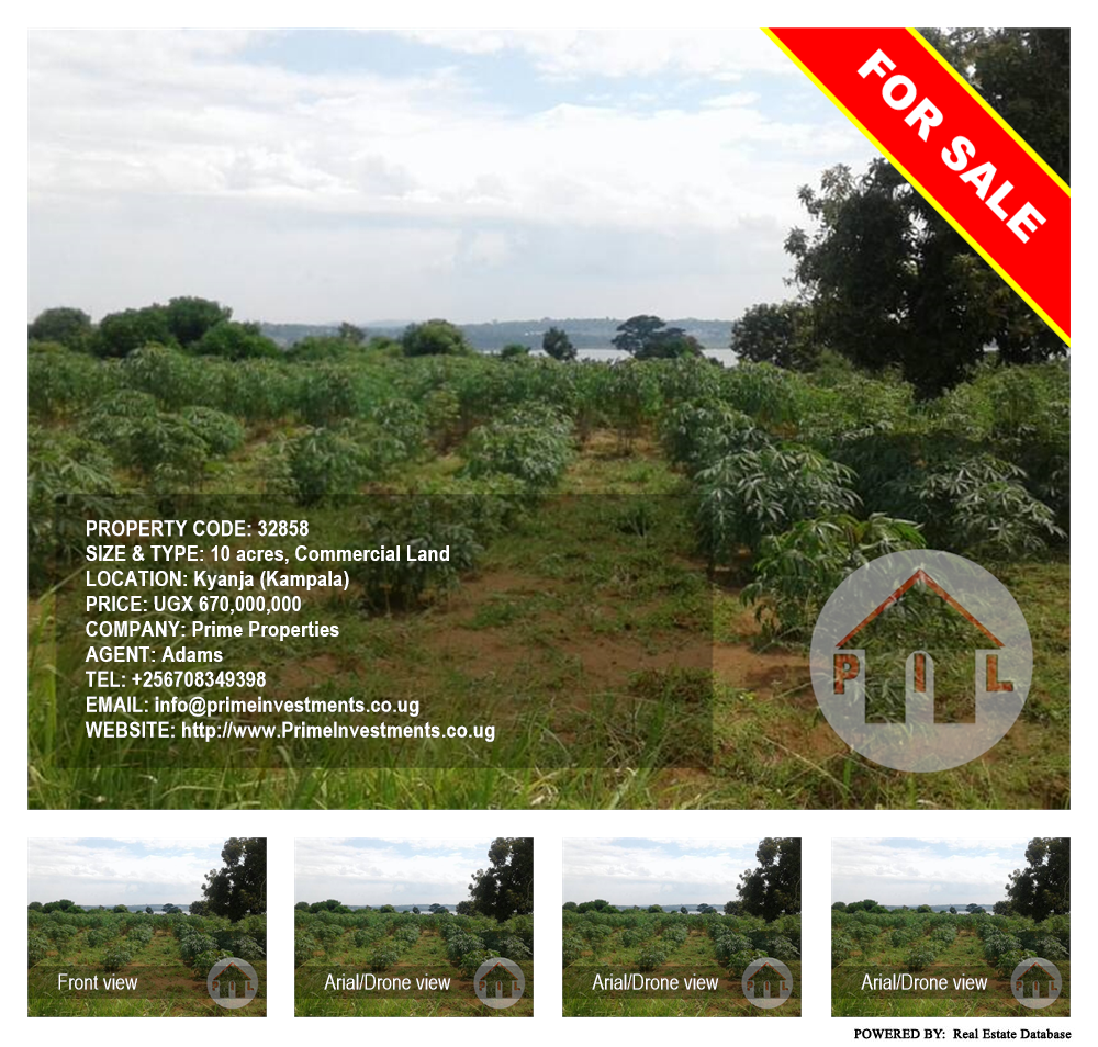 Commercial Land  for sale in Kyanja Kampala Uganda, code: 32858
