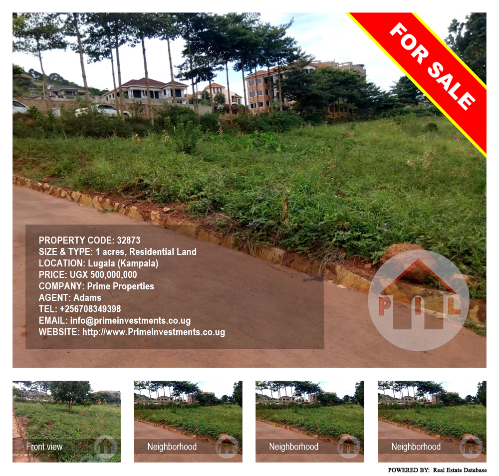 Residential Land  for sale in Lugala Kampala Uganda, code: 32873