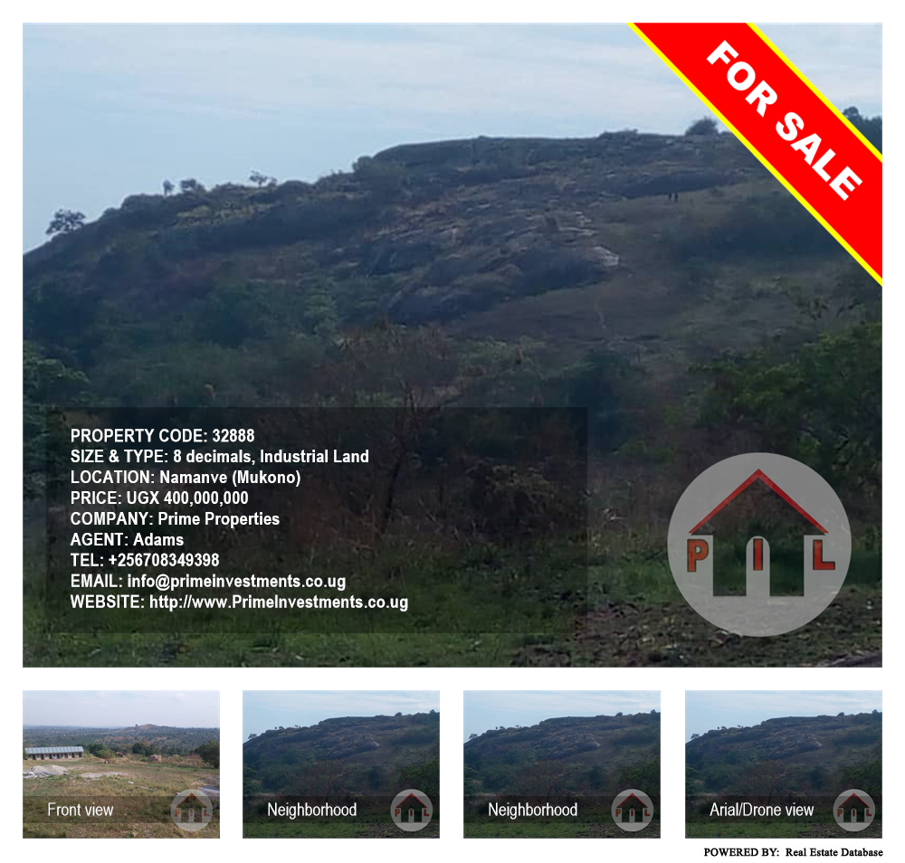 Industrial Land  for sale in Namanve Mukono Uganda, code: 32888