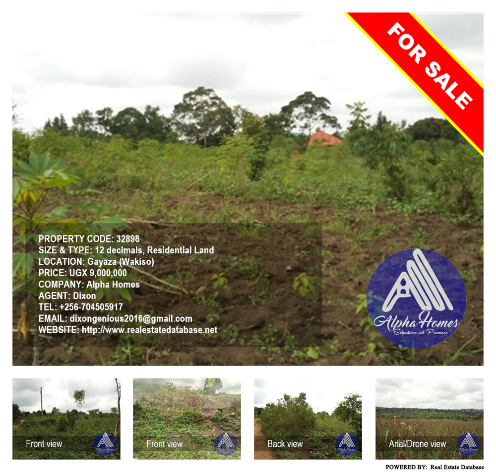 Residential Land  for sale in Gayaza Wakiso Uganda, code: 32898