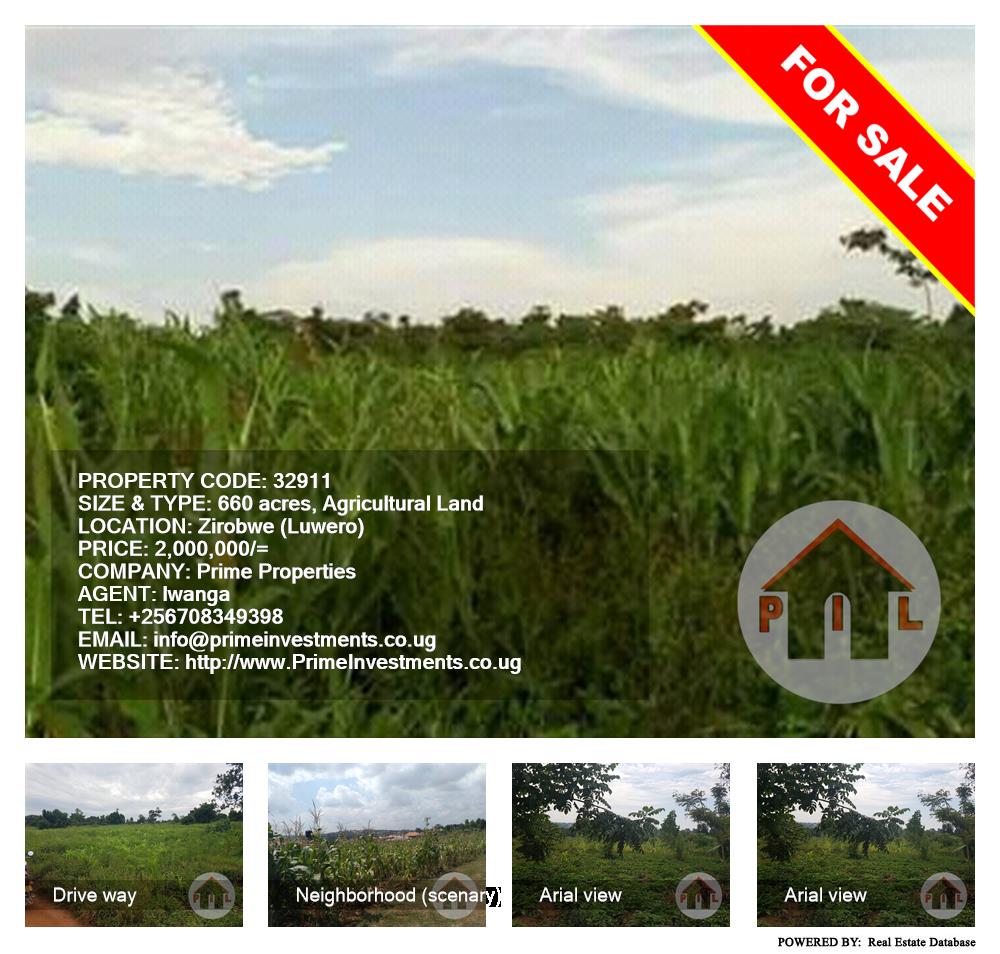 Agricultural Land  for sale in Ziloobwe Luweero Uganda, code: 32911