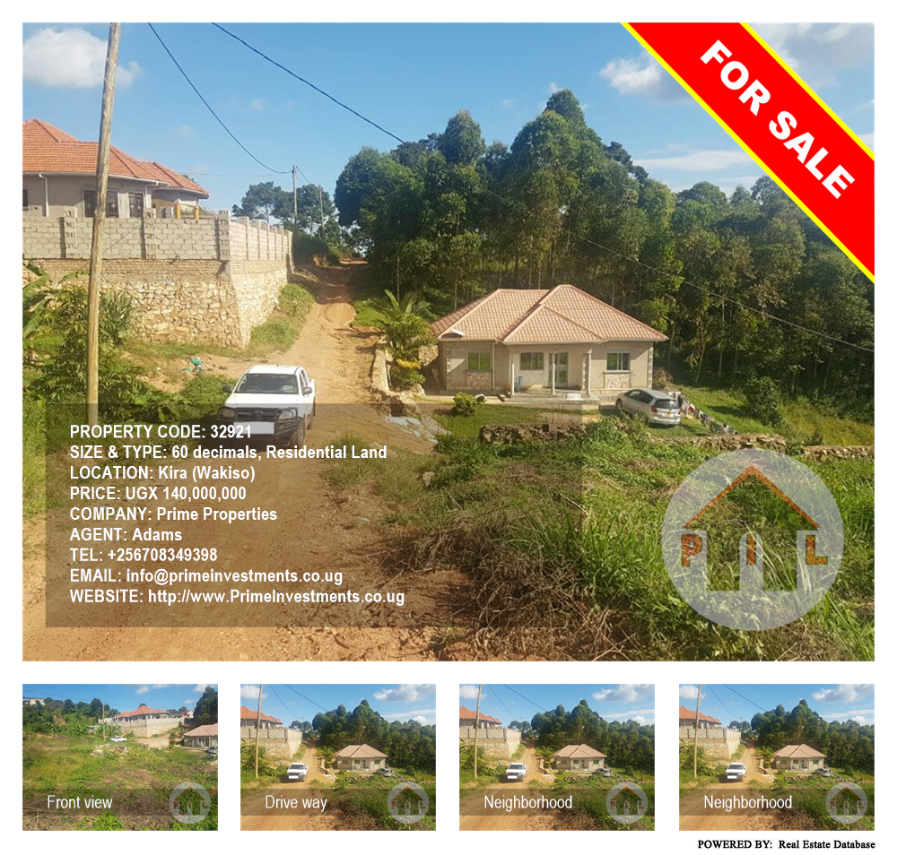 Residential Land  for sale in Kira Wakiso Uganda, code: 32921