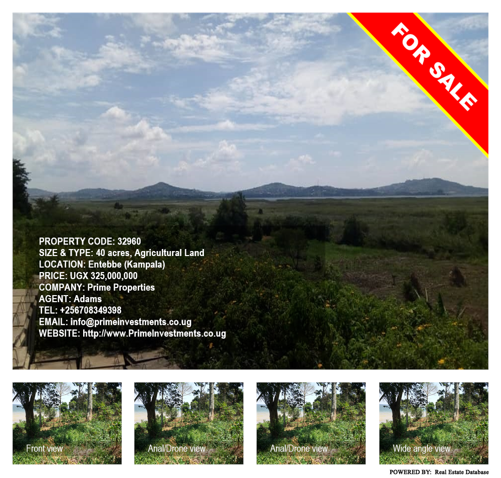 Agricultural Land  for sale in Entebbe Kampala Uganda, code: 32960