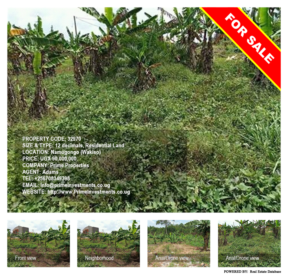 Residential Land  for sale in Namugongo Wakiso Uganda, code: 32970