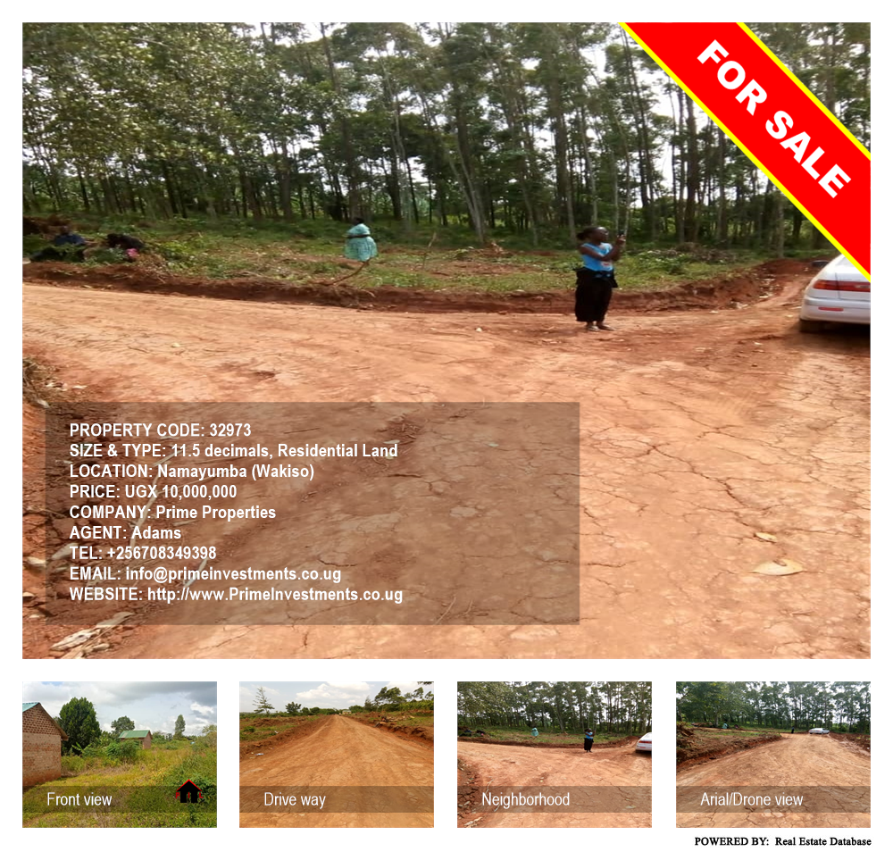 Residential Land  for sale in Namayumba Wakiso Uganda, code: 32973